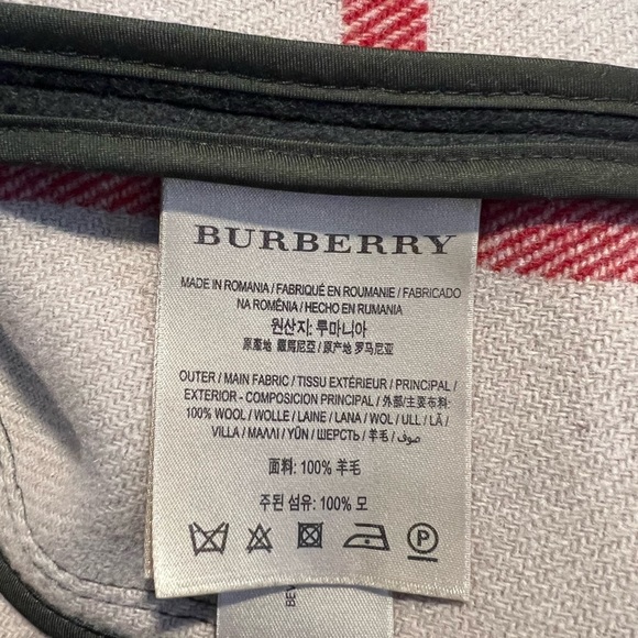 Authentic Burberry Women’s Wool with Toggles Coat, Pea Coat, Green, Size 14 - Picture 5 of 13